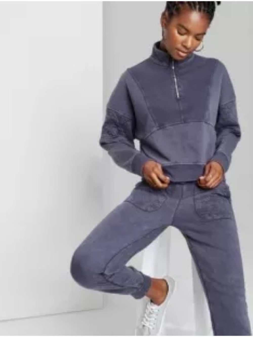 ISO WILD FABLE QUILTED SWEATPANTS